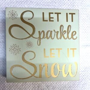 Cute winter wooden sign
